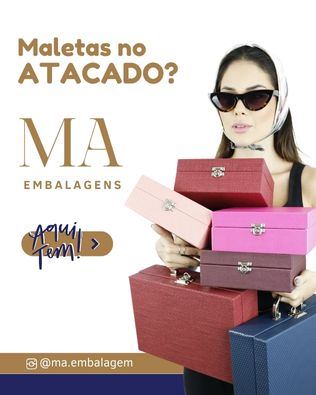 Maletas para joias MA Embalagens